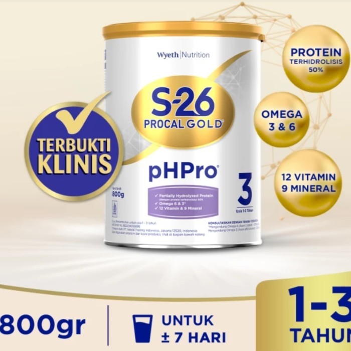 

S26 PROCAL GOLD PHPRO 3 800 GRAM/800GR/NAN PH PRO 3