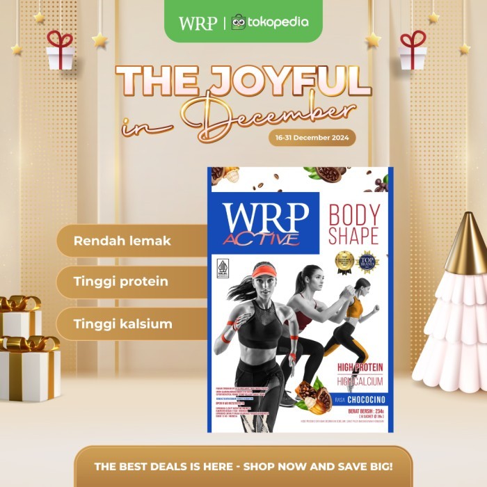 

WRP Body Shape Chococino 234g - Tinggi Protein & Tinggi Kalsium