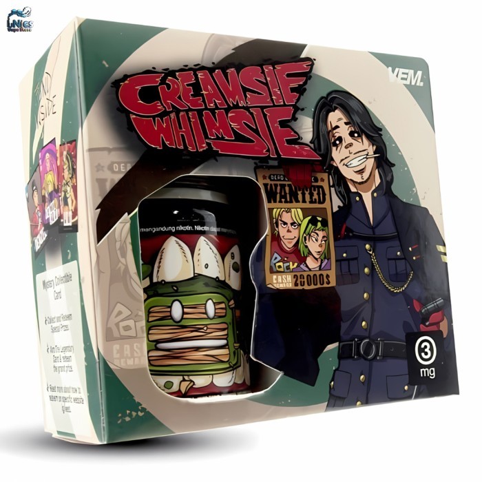 

CREAMSIE WHIMSIE V3 KATCHA Matcha Coated Chocolate Wafer by Ivan Ibrahim x Nadya Luqyana x VEM Juice