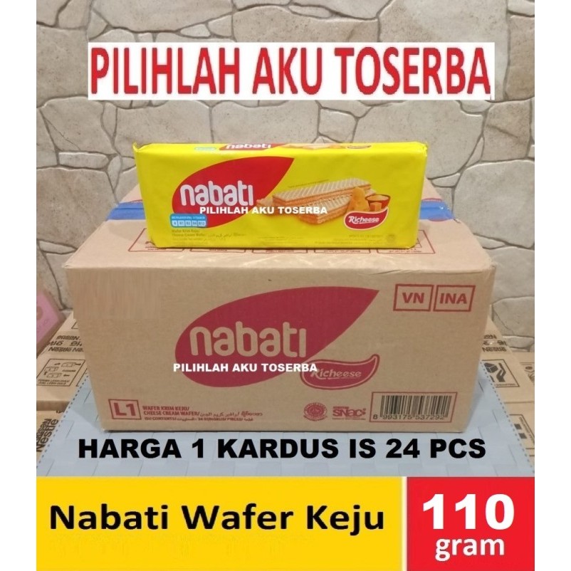 

Richeese Nabati Wafer Keju 110 gr - ( HARGA 1 DUS ISI 24 pcs )