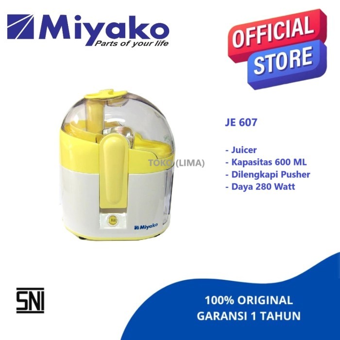 Juicer Miyako Je 507 600Ml Miyako Juicer Buah Extractor Miyako Je507