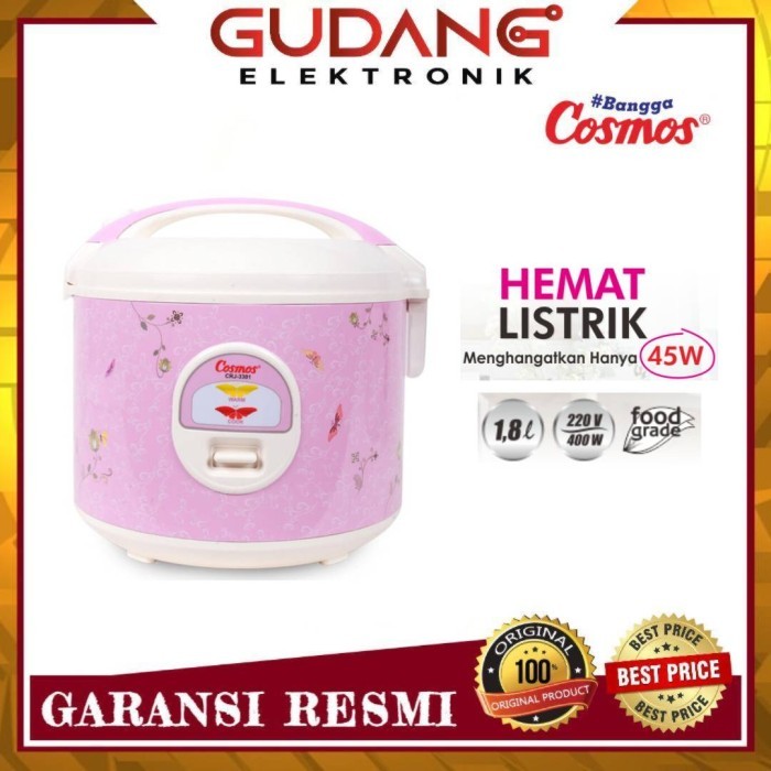 Magic Com Cosmos Crj 3301 Rice Cooker Cosmos Crj3301
