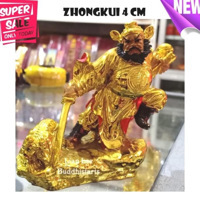 Produk Terbaik] patung dewa neraka pembasmi setan Zhongkui uk 4 inch