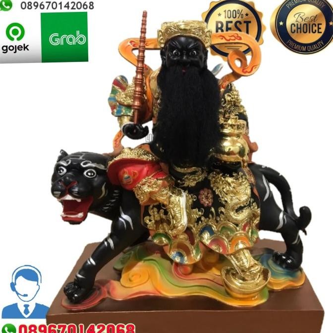 ,,,,,,,] patung rupang tio guan sue hantatkong zhao gong ming uk 16 inch