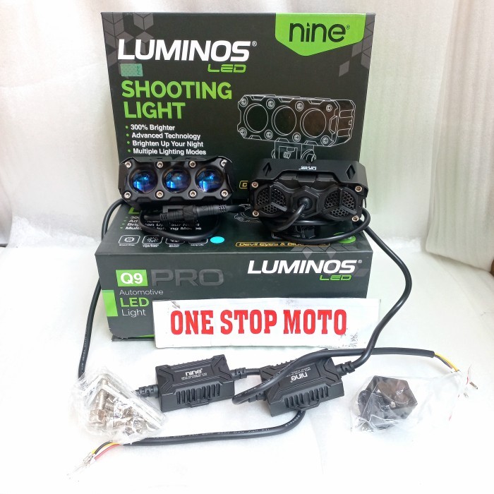 Lampu Sorot Lampu Tembak Laser Q9 Luminos Untuk Mobil Dan Motor