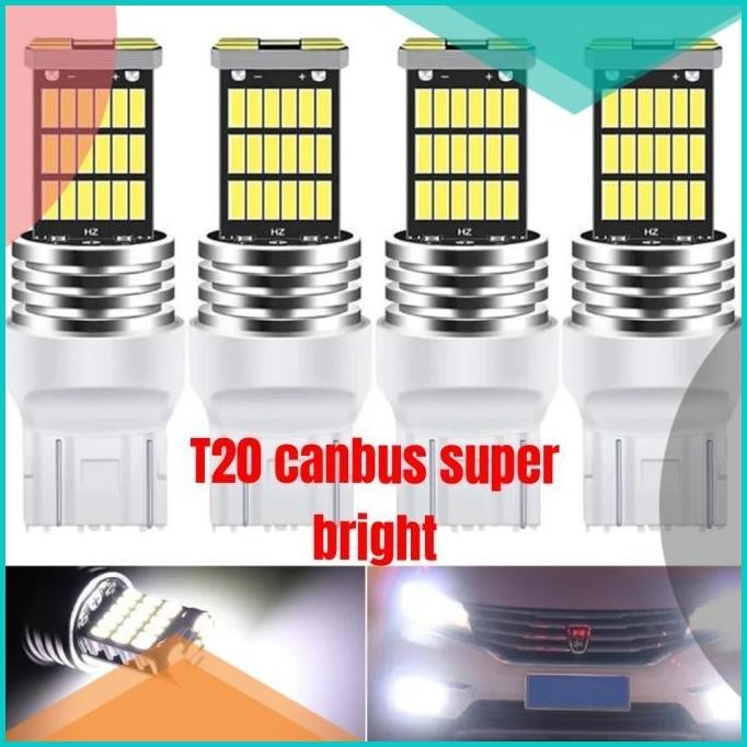 LAMPU LED REM BRAKE STOP T20 7443 45 MATA TITIK SMD LAMPU SEIN SIGN 11