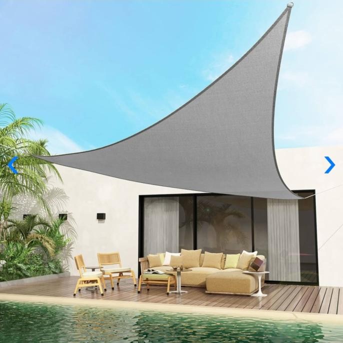 Soleil kanopi Kain membran Taman Outdoor Canopy membrane Segitiga 2112