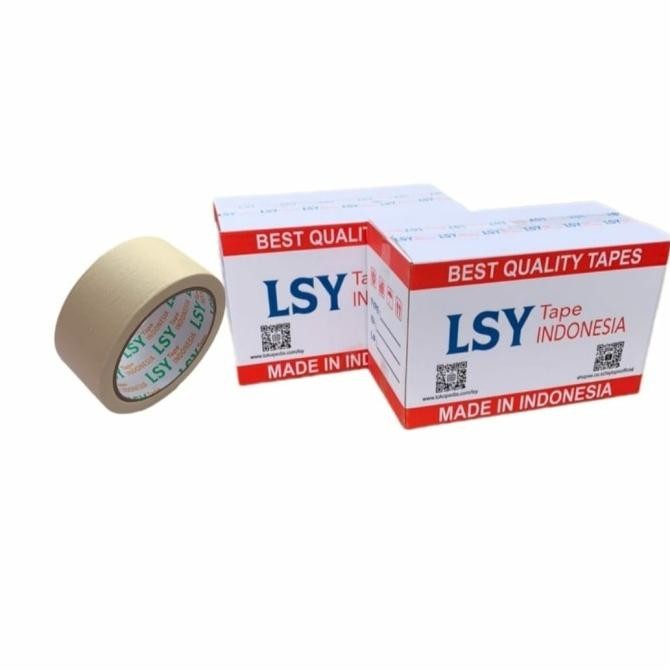 

lakban kertas / masking 20meter harga 1 dus tersedia 3 ukuran ( CHO ) 2112