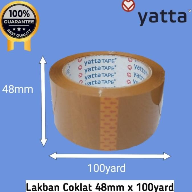 

Lakban Yatta Tape/Merah/Bening 100 Yard (Dust @ 72 Roll) 2112