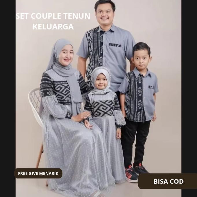 set couple tenun keluarga baju couple tenun keluarga murah 2112