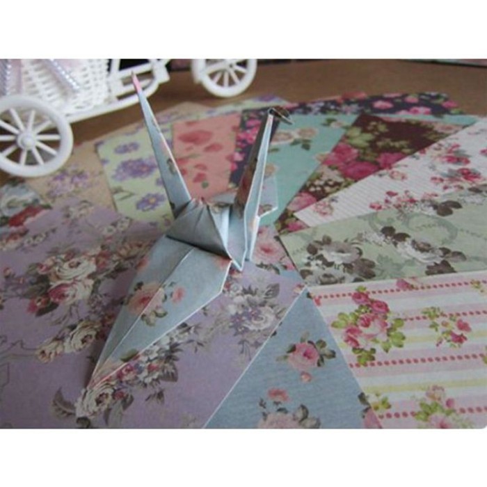 

\"\"\"\] Kertas Origami Kertas Lipat Shabby Chic Paper Origami