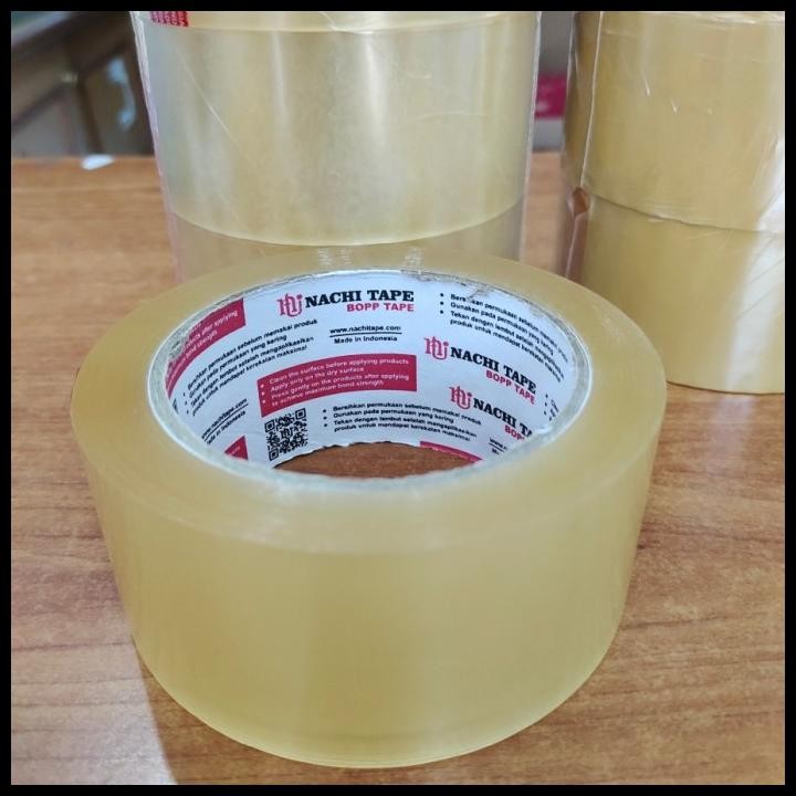 

Lakban Bening Transparan Nachi Opp Packing Tape 48 Mm X 100 Yard
