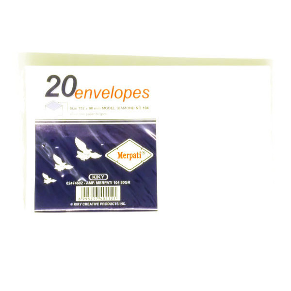 

Amplop Kiky Amplop Merpati 80 Gram 20 Lembar