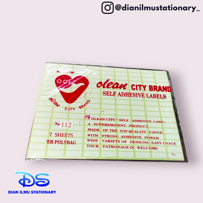 

hanya disini] kertas stiker label harga oci
