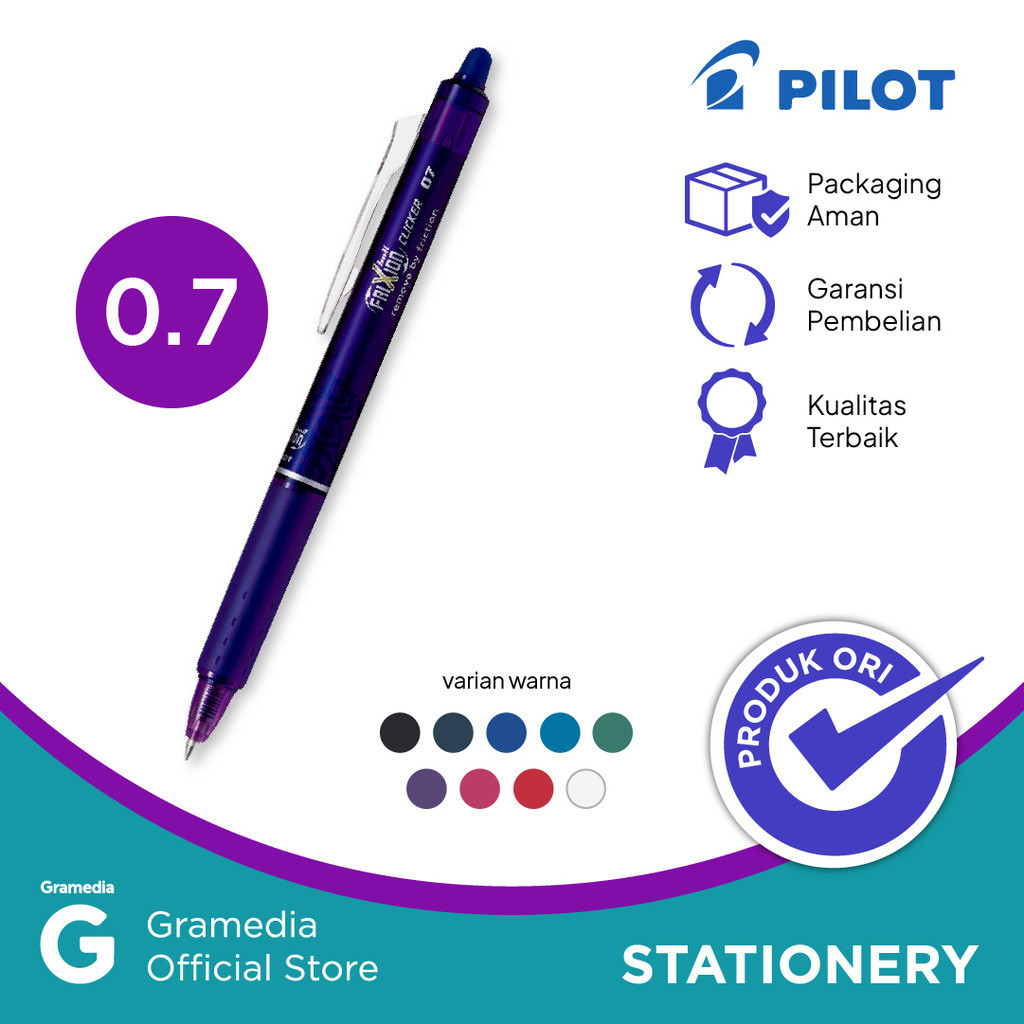 

PILOT BALLPEN FRIXION CLICKER BLRT FR 07 VIOLET