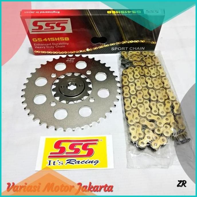 Gear set SSS Vega ZR Jupiter Z1 415 HSB Gold 11OKTZ4 parts