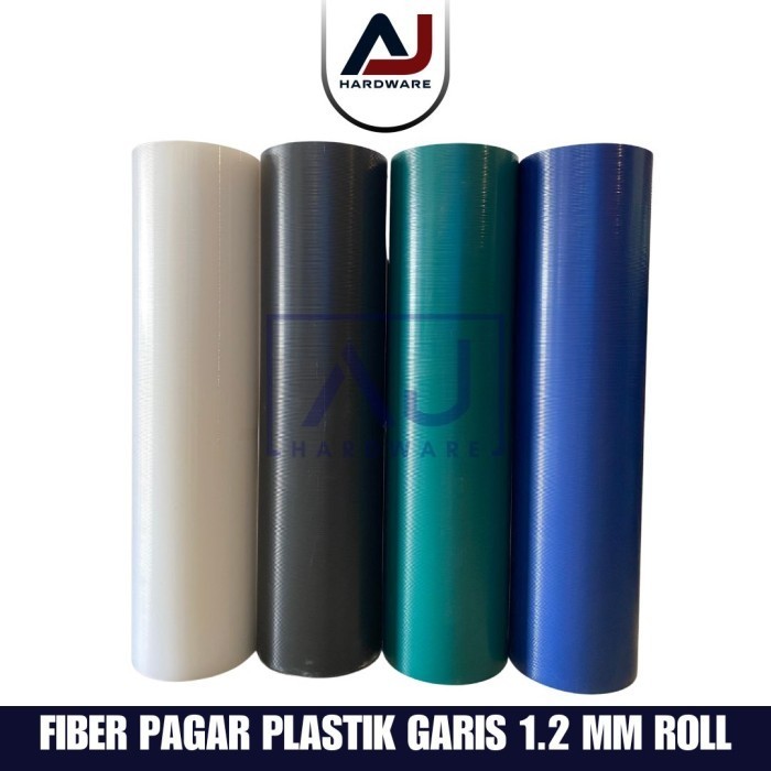 Penutup Pagar Rumah Fiber Garis Plastik Penutup Serbaguna 1.2 MM Roll