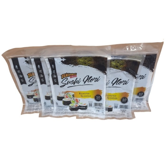 

Nori Sushi Rumput Laut Roasted Seaweed Tokinori 10 Sheet Ukuran 21 X 19 Halal Mui (Pack)