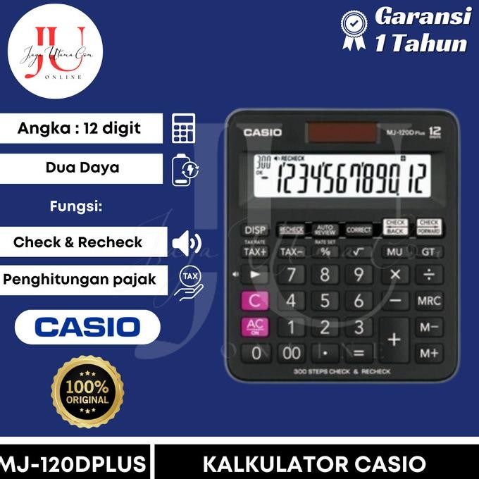 

NEW Kalkulator Casio MJ-120D Plus