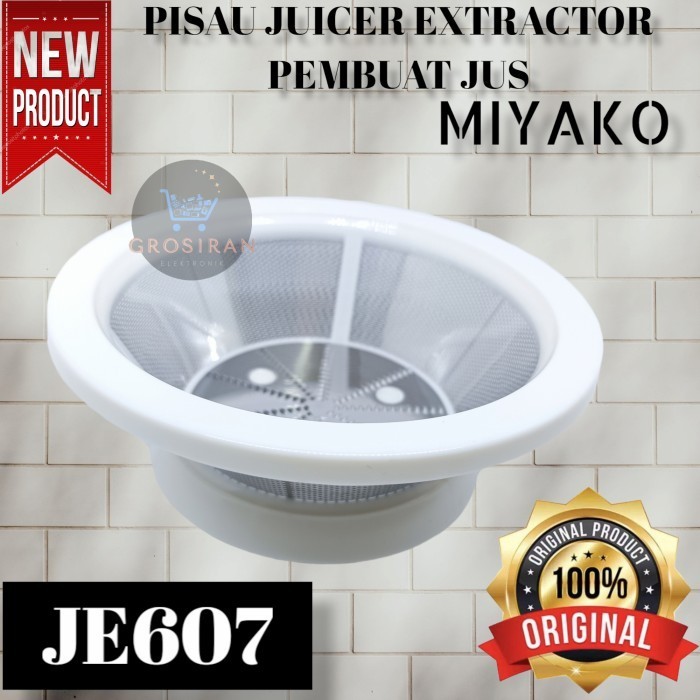 Pisau Juicer Extractor Miyako Je607 Je 607 Pengejus Pembuat Jus