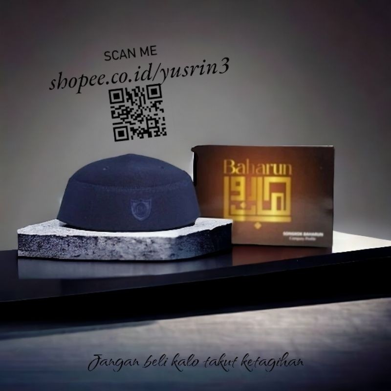 Kopiyah Peci Songkok Baharun Dalwa Asli Original