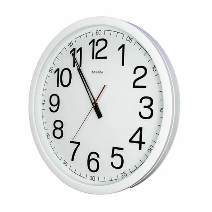 Jam Dinding Sakana Ukuran Sangat Besar 50cm Original TEG