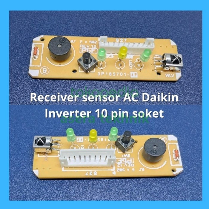RECEIVER SENSOR AC DAIKIN INVERTER FTKQ15/20/25/35SVM/TVM/UVM 10 PIN