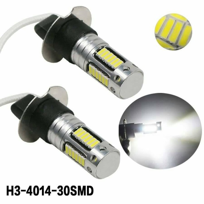 H3-FOGLAMP LED SUPER TERANG 30SMD 4014 PUTIH