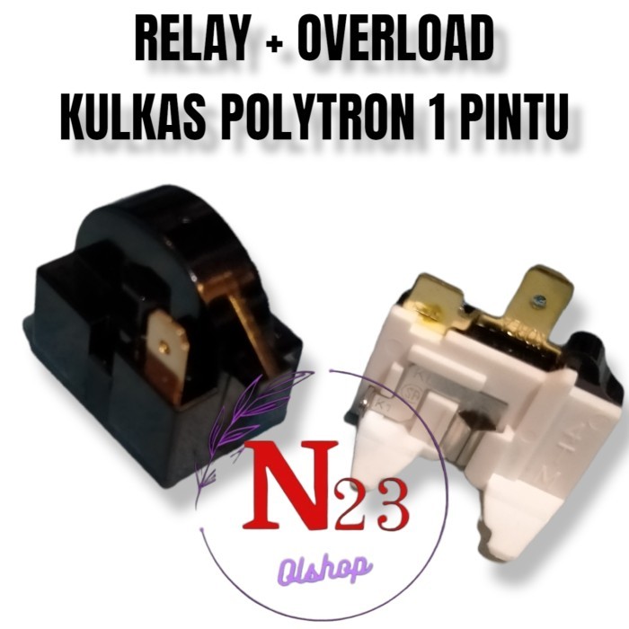 OVERLOD OVERLOAD KULKAS POLYTRON 1 PINTU /PTC RELAY KULKAS POLYTRON