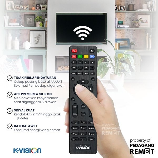 REMOT REMOTE RECEIVER PARABOLA K-VISION BROMO C2000 TOPAS TV TS2-39