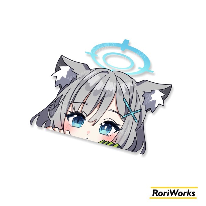 STIKER ANIME INTIP - SHIROKO SUNAOOKAMI [BLUE ARCHIVE]