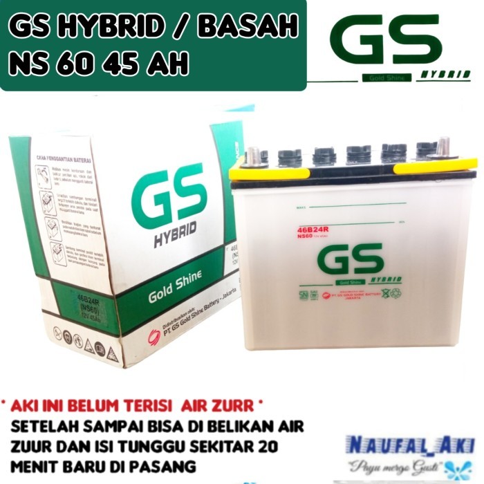 Aki Mobil Avanza/Terios/Rush/Xenia/Katana/Escudo/Apv Gs Ns60 Hybrid