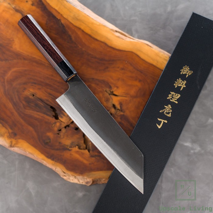 Japanese Knife Yoshida Hamono ZDP189 Kurouchi Bunka 190mm