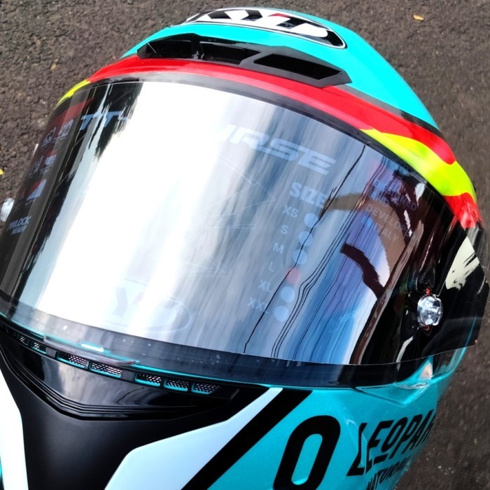 TEAR OFF KYT TT COURSE IRIDIUM RED