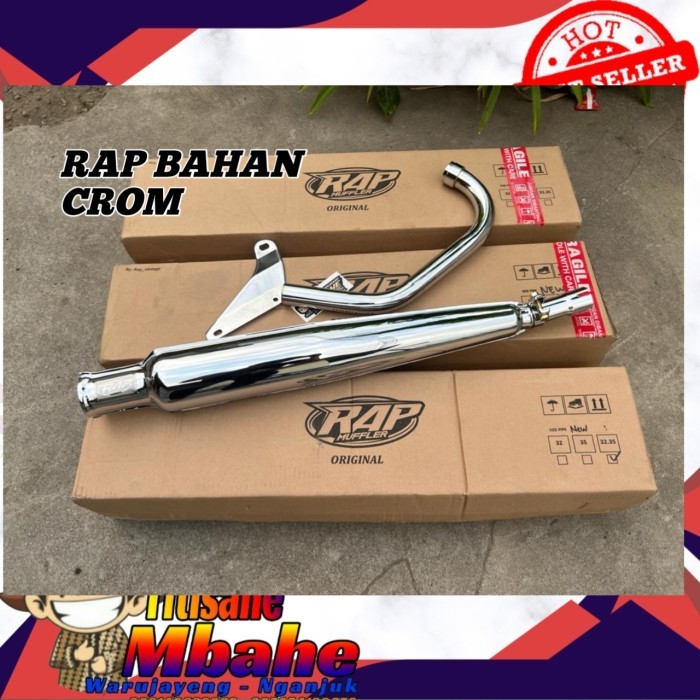 Knalpot Corbi Rap Bedelan Plor Leher Crom