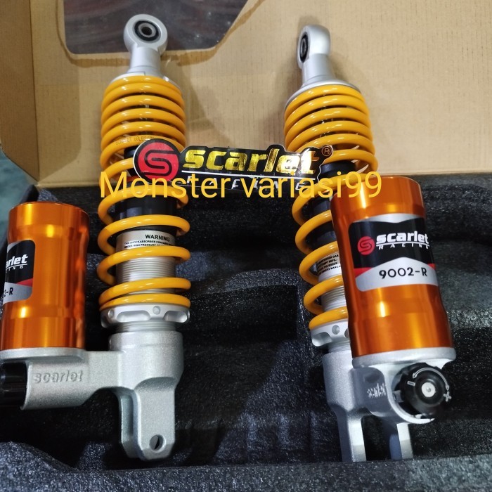 Shock Belakang Tabung Bawah Aerox 155 Scarlet Racing