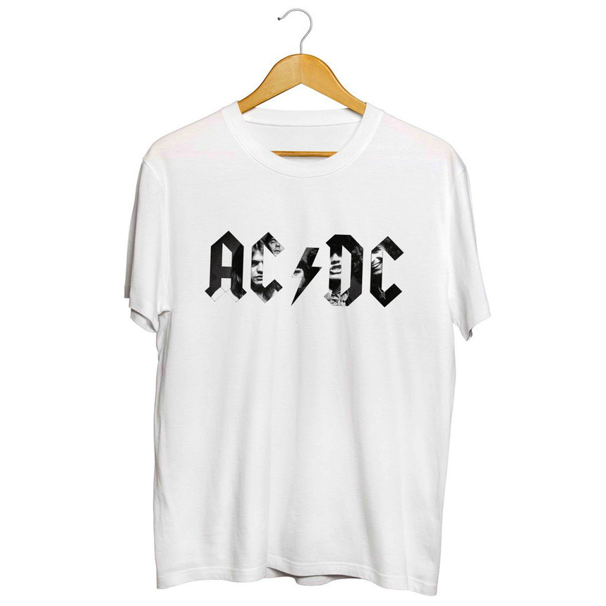 KAOS BAND ACDC / KAOS METAL / KAOS MUSIK / KAOS ACDC PRIA WANITA PREMIUM