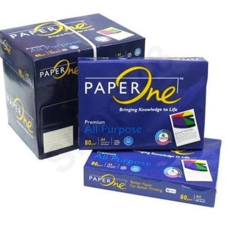 

BEBAS ONGKIR - Kertas HVS A4 80gr Paper One 1 Dus