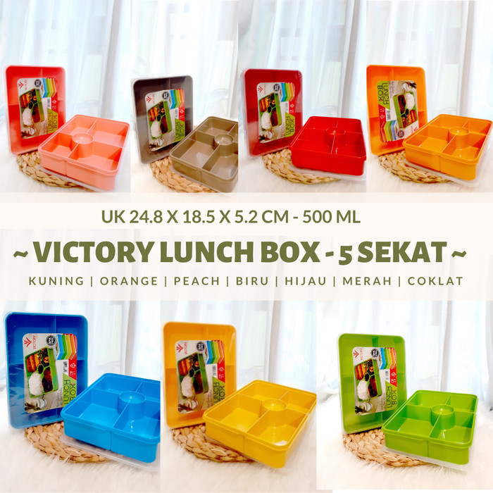 TERBARU Lunch Box Kotak Makan Sup Sekat / kotak bento murah wadah nasi bento