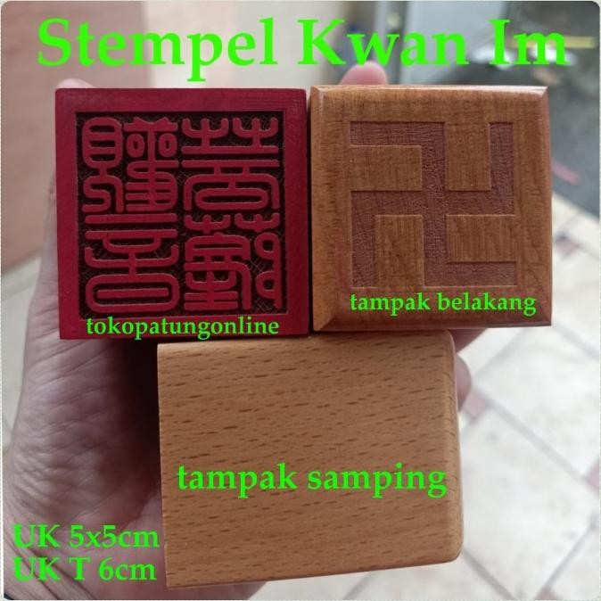 

Ready Stempel Kwan Im Kayu Tebal