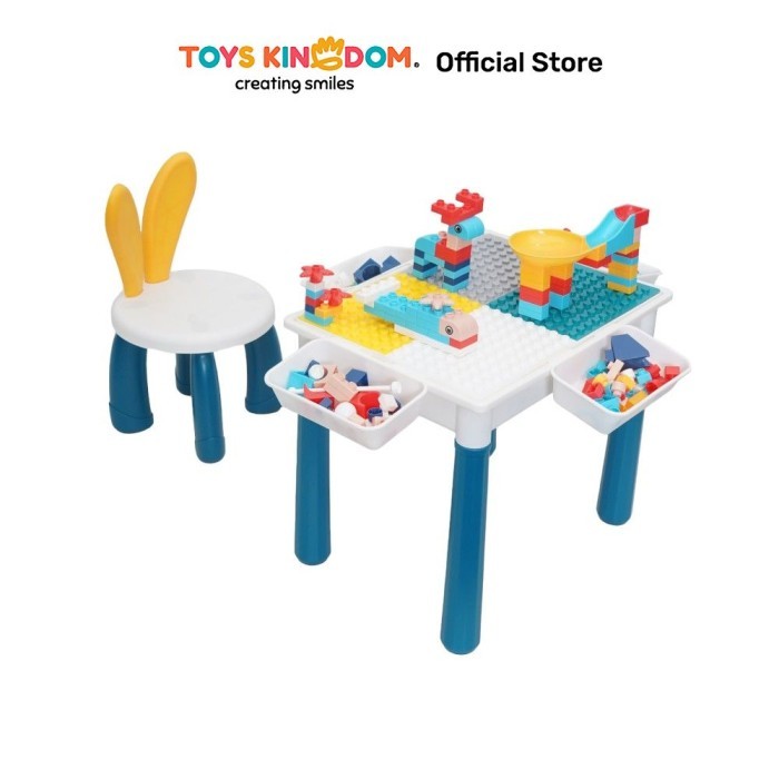 

Andra - Toys Kingdom Bricks Kingdom Set Meja Dan Kursi Anak Building Blocks Kids Desk And Chair Set