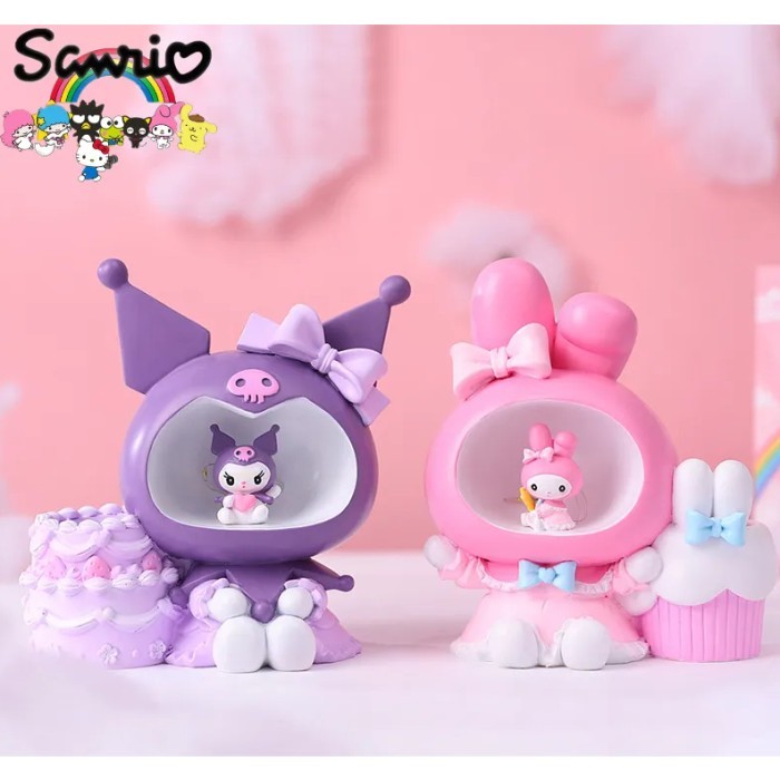 

Andra - Sanrio Lampu Kuromi My Melody Doll Night Light Decoration Pen Holder
