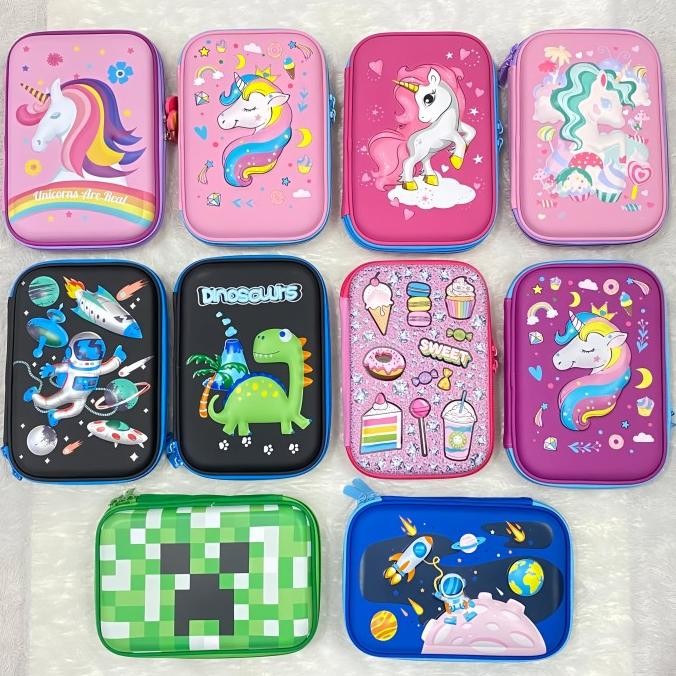 

Kotak Pensil Unicorn 3D tempat pensil smiggle unicorn kado anak H32T