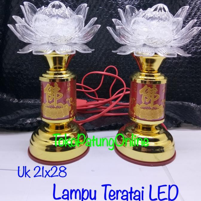 

Ready Lampu Sembahyang Teratai Led Berubah Warna Uk 21