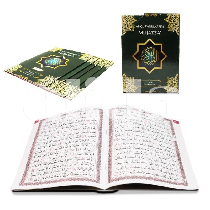 

siap kirim al-quran per juz mujazza samsia 15 baris uk a5 alquran isi 30 juz