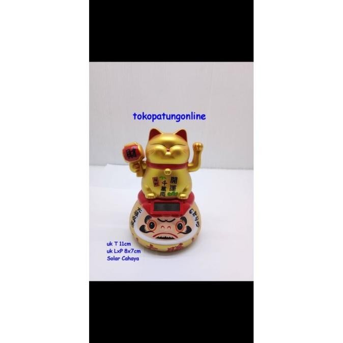 

Ready kucing Maneko Maneki Sedang T11 Gold