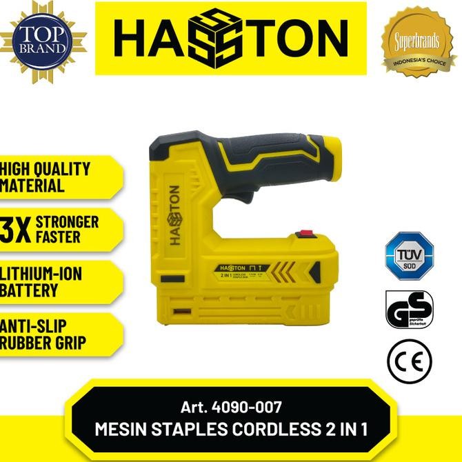 

HASSTON MESIN STAPLES CORDLESS 5 IN 1 / CORDLESS STAPLES GUN(4090-006) ORIGINAL DAN TERPERCAYA