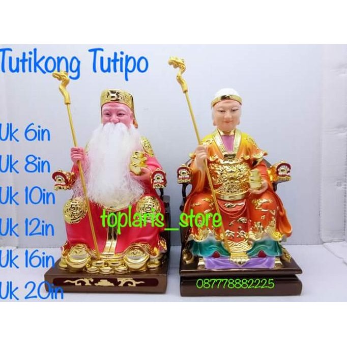 

Ready Patung Dewa Bumi Tutikong Tutipo 6in Fiber Import Set 2PC