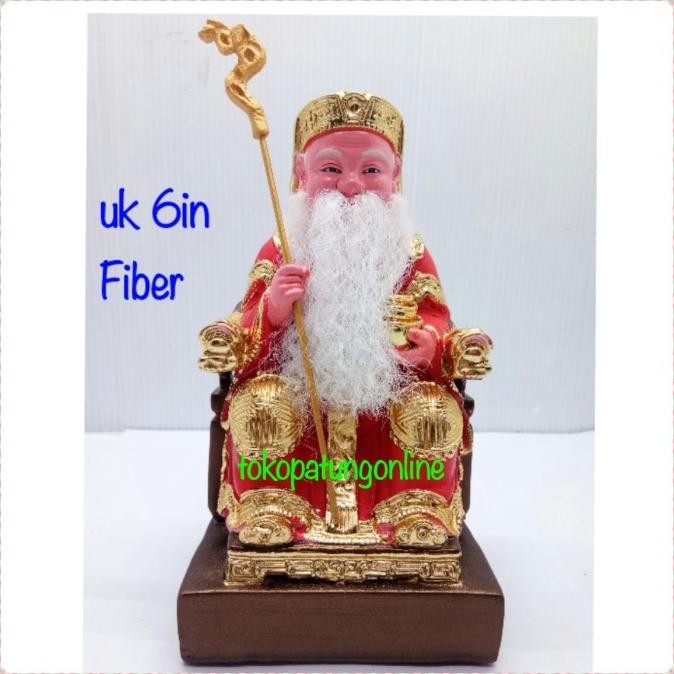

Ready Patung Dewa Bumi Fiber Import 6in Baju Merah