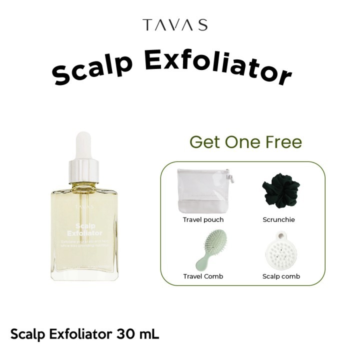 Promo - Tavas Scalp Exfoliator 30Ml / Vitamin Perawatan Kulit Kepala - Terlaris
